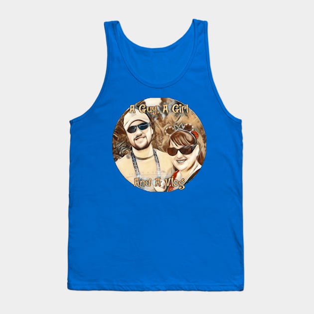 A Guy a Girl and a Vlog Cartoon Tank Top by AGuyaGirlandaVlog